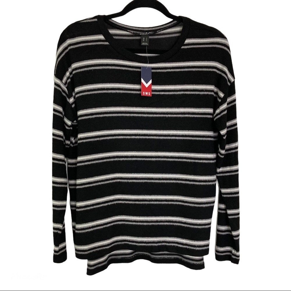 NWT Streetwear Society Black Knit Light Sweater S